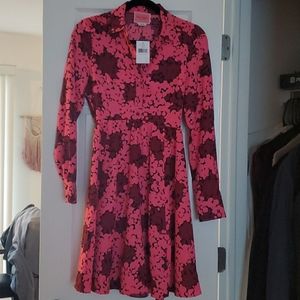 Kate Spade bubble dot smocked dress